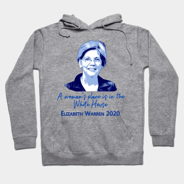 ELIZABETH WARREN 2020 A Womans Place Hoodie by Scarebaby